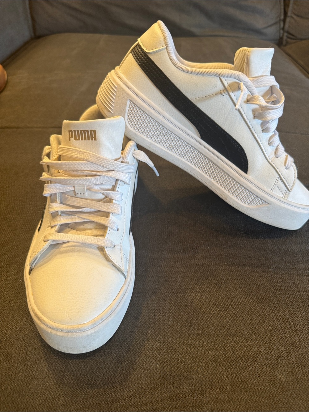 Puma White Women's Low-Top Sneakers